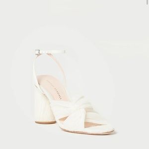 🆕 NWT Loeffler Randall Reed Pearl Pleated Twist Heel